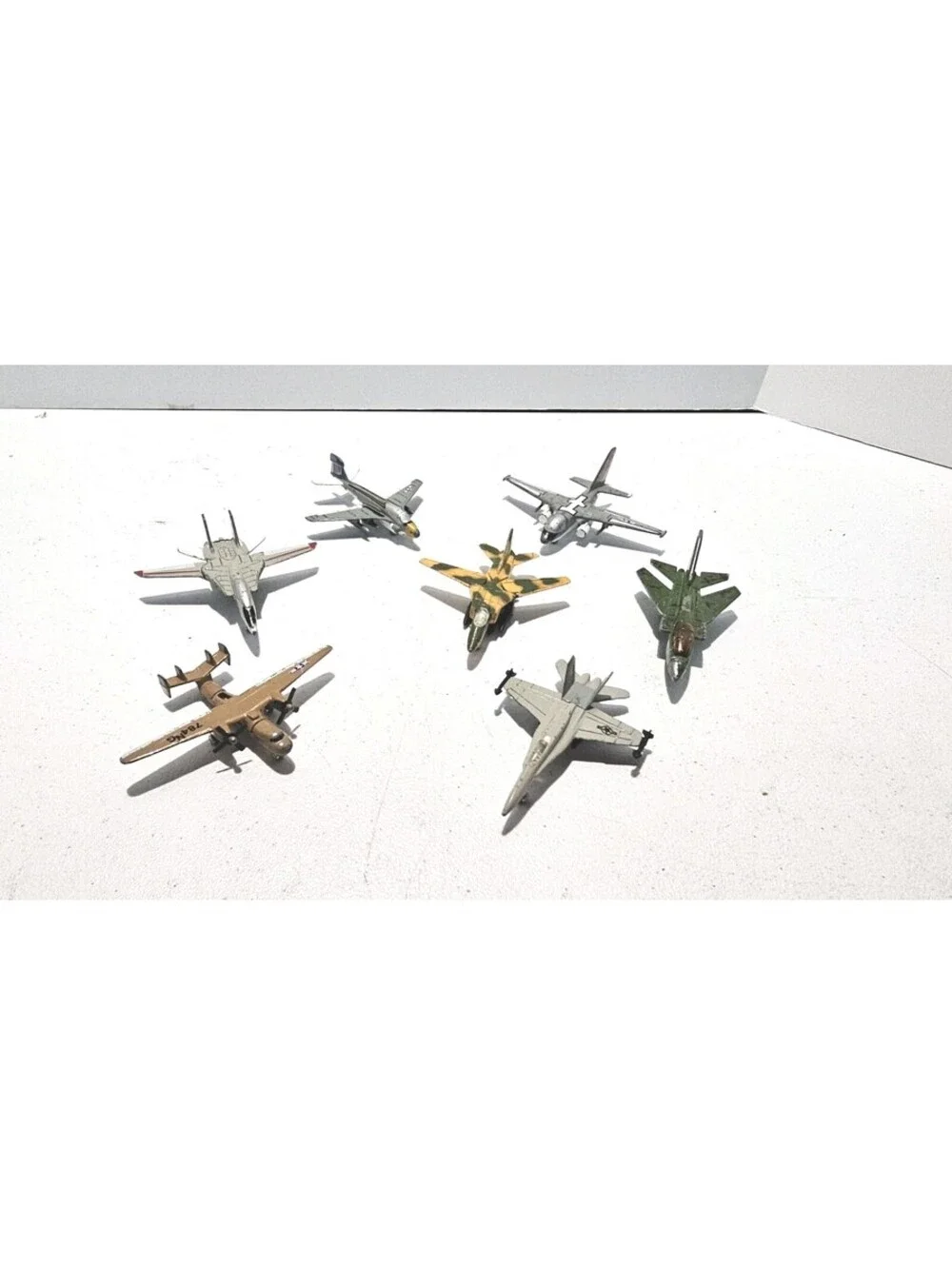 Vintage Zylmex Zee Toys Dyna-Flites Military Diecast Aircraft Lot of 7 Planes